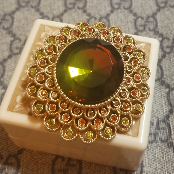 COROCRAFT 1960s Wildflower Line Brooch - Picture 8 of 8